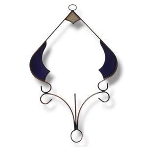 Suncatcher Abstract Design with Purple & White Open Design